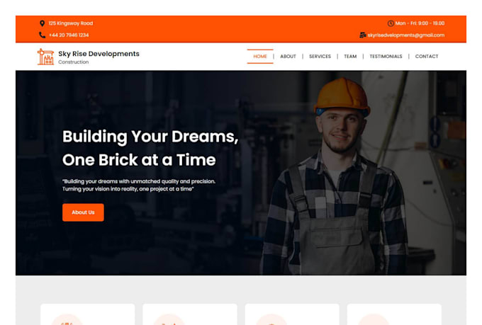 build a professional real estate and realtor website with property listings